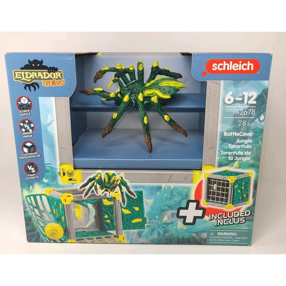 Schleich ELDRADOR Creatures BattleCave Jungle Tarantula Playset New In Box